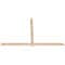 Ekena Millwork Eugene Smooth Timber Gable Bracket, Douglas Fir, 84"W x 53"H x 1 1/2"D x 3 1/2"F, 15/12 Pitch GBW084X53X0204EUG00SDF - alternate 5